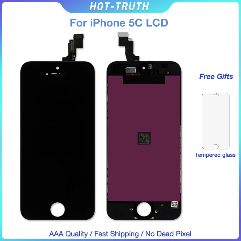 Цена по прейскуранту завода 10 шт./лот для Apple iPhone 5c LCD не оригинальный класс AAA