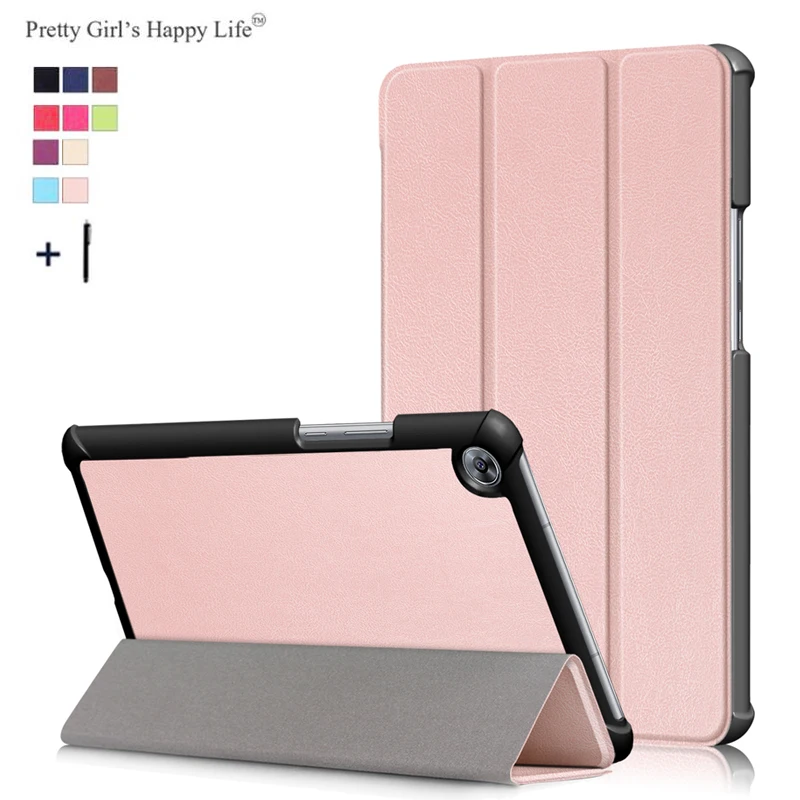 

Case For HUAWEI MediaPad M5 10.8 CMR-AL09 W09 PU Leather Capa Fundas For Huawei MediaPad M5 Pro 10.8 inch Tablet Cover+Pen