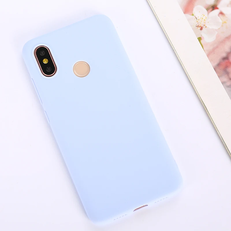 Цветной ТПУ силиконовый чехол для Xiaomi Redmi Note 6 5 7 Pro Redmi 7 6 Pro 6A 5 Plus матовый чехол для Xiaomi Mi 9 SE Mi 8 Lite Mi A2 A1