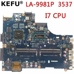 KEFU LA-9981P материнская плата для Dell 15R 3537 5537 Материнская плата ноутбука I7 Процессор PM оригинальный Тесты плата