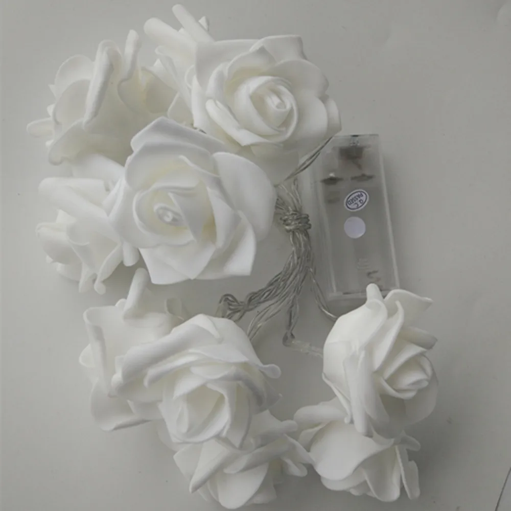 pure white rose lights