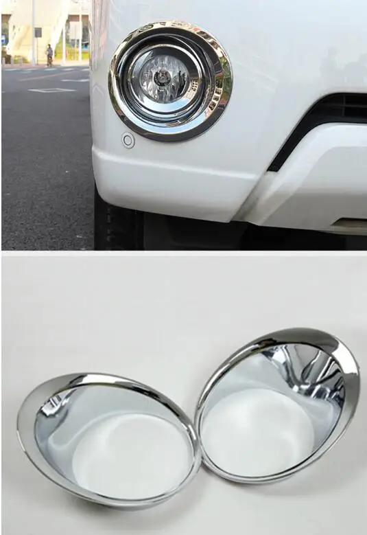 Для Toyota Land Cruiser Prado FJ150 J150 ABS хромированные передние противотуманные фары крышка лампы Планки автомобилей внешние аксессуары