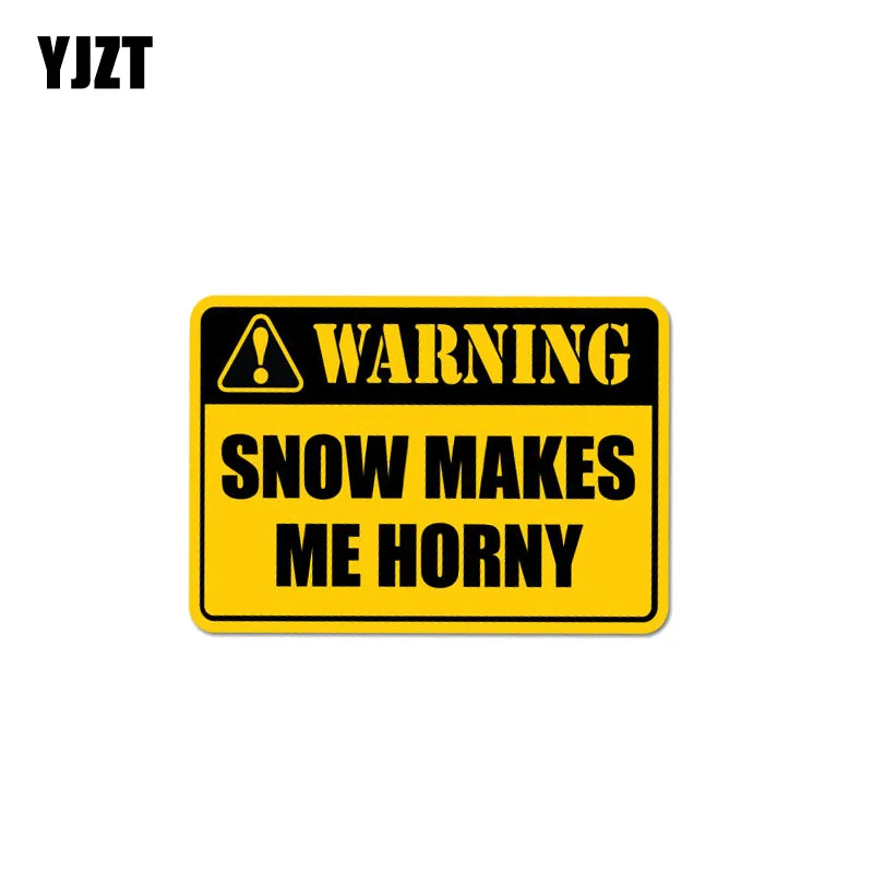 Автомобильная наклейка с надписью Snow Make Me 11 см * 7 6 см|Наклейки на автомобиль| |