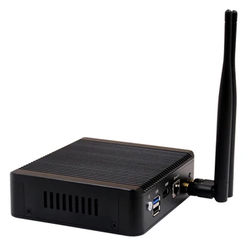 

Atom E3845 CPU for MINI PC with 1*RJ45 RS232 Com 4* Lan Port 1*M-PCIE Connector support wifi/3G Module
