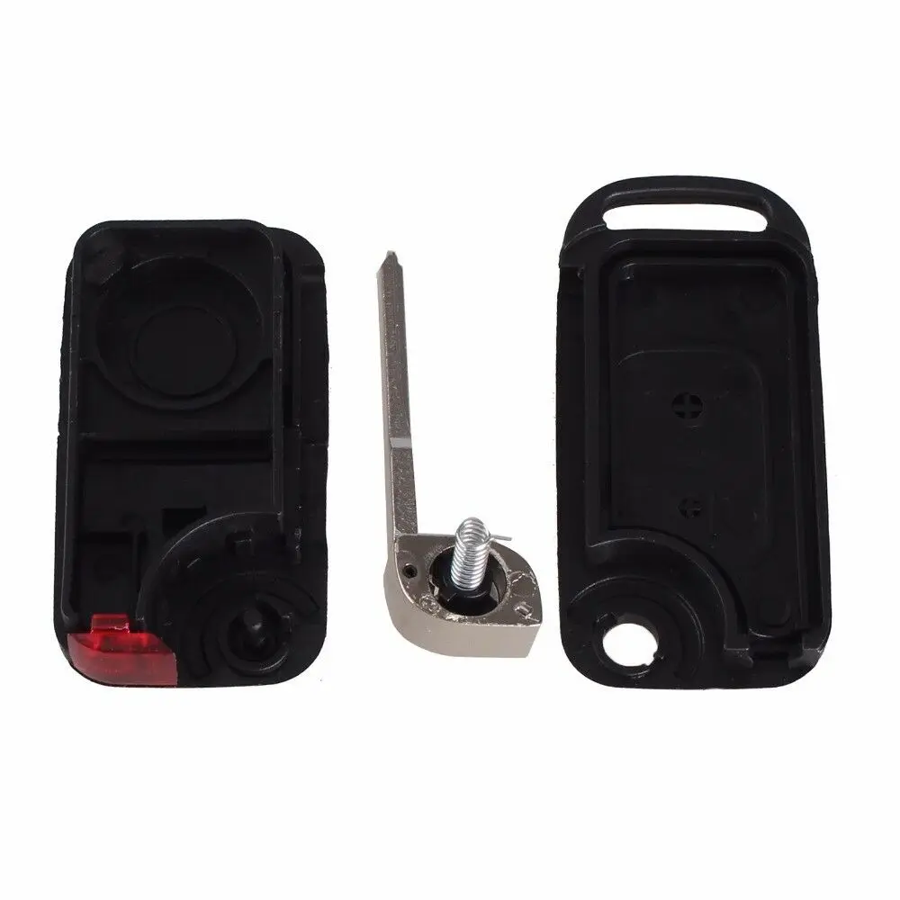 Дистанционный ключ 2 кнопки флип чехол подходит для Mercedes Benz A C E S W168 W202 W203 ключ оболочки маленький embryo