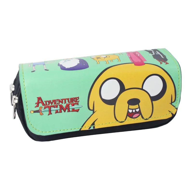 

Cartoon Colorful Student Pencil Case Bag Stationery Pouch/Cosmetic/Travel Makeup/Storage Bag Printed with Jake of Adventure Time