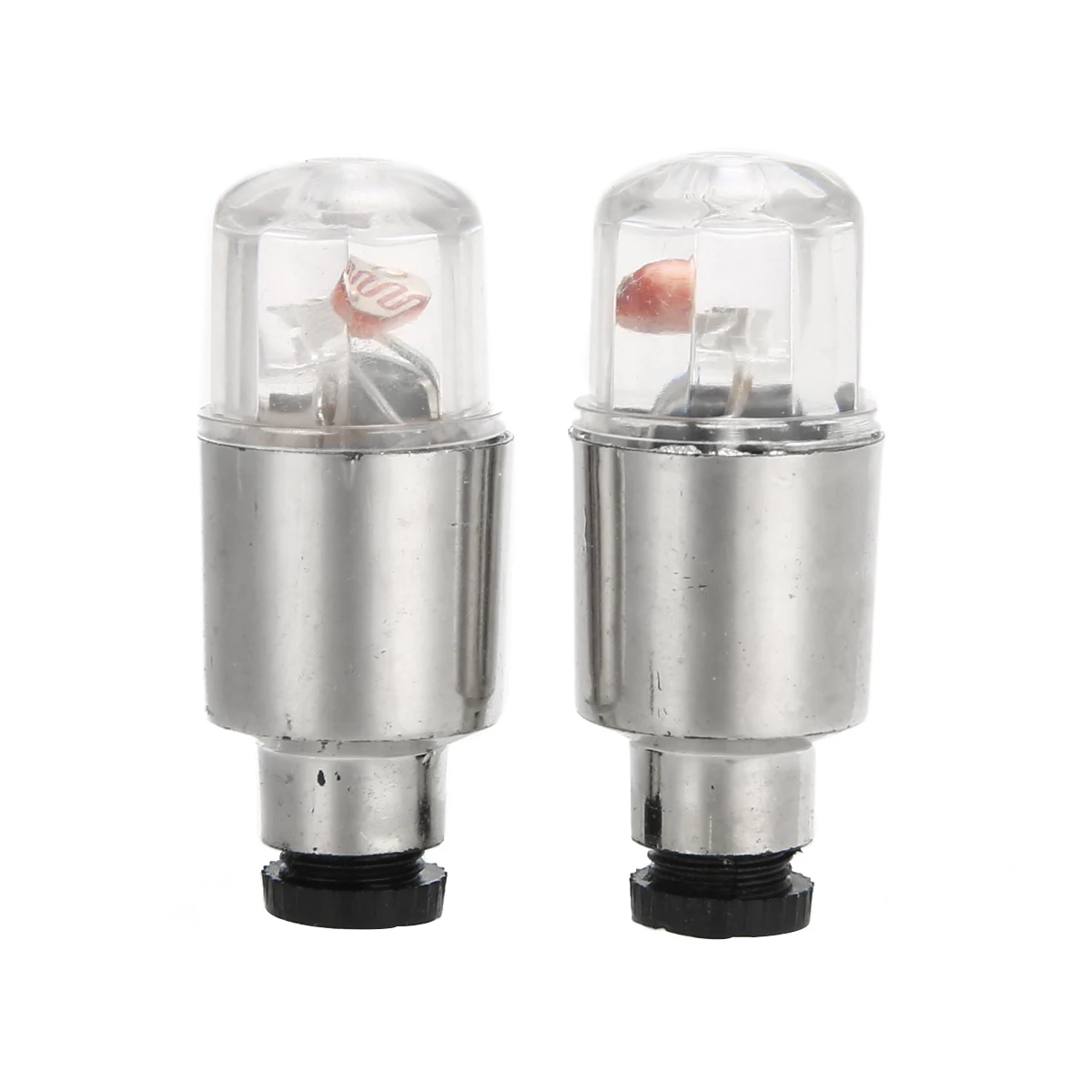 Mayitr 2pcs Car Tyre Valve Light Motorcycle Wheel Tire Cap Spoke Neon LED Flash Light Lamp for Car Bike Decoration