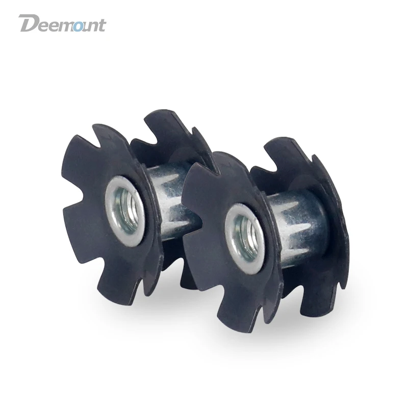Deemount 2 шт./лот, велосипедная передняя вилка, крепежные болты MTB, звездообразные гайки для 1-1/" 28,6 мм, вилка без резьбы