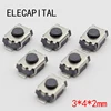 Free shipping 50PCS SMD 2Pin 3X4MM Tactile Tact Push Button Micro Switch Momentary ► Photo 1/2