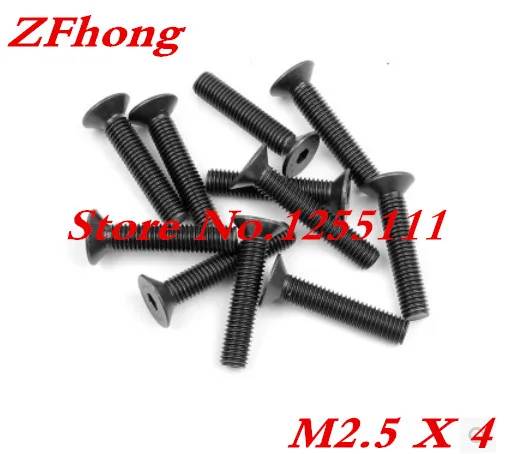 

1000pcs/lot DIN7991 Grade10.9 M2.5*4 Flat Head Hexagon Socket Countersunk Head Machine Screw