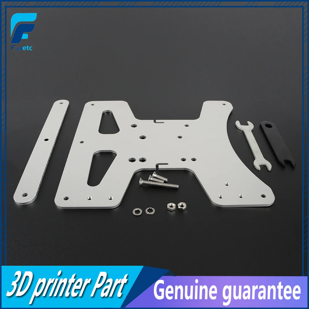 Cloned Aluminum Y-Carriage Plate Kit Heated Bed Supports 3-Point Leveling For Creality Ender 3 Ender-3 Pro Ender-3S 3D Printer