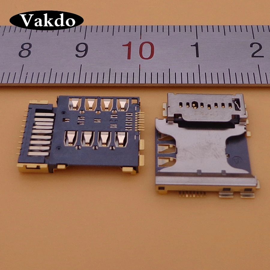 10 шт./лот, для samsung Galaxy Core i8260 Plus G350, устройство для чтения sim-карт, слот, держатель лотка, разъем, запчасти, sim-лоток, устройство для чтения sim-карт