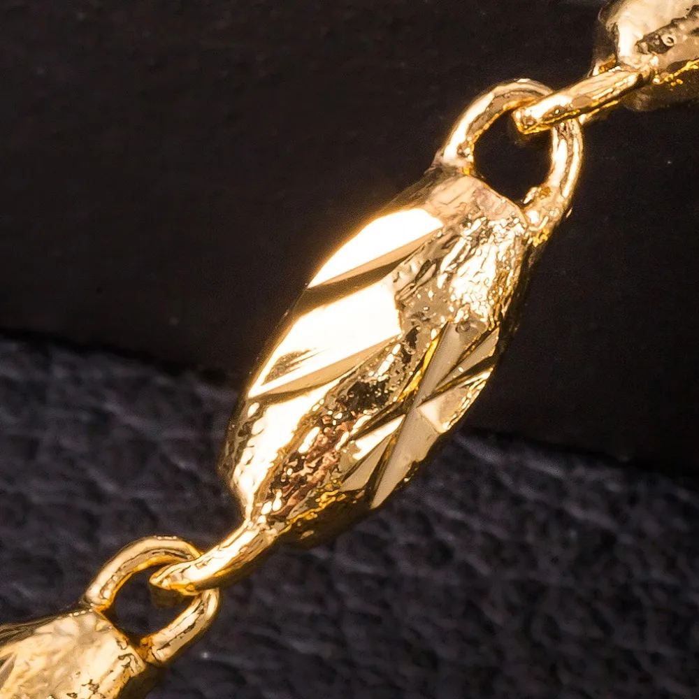 High Quality Gold Chain Stainless Steel Necklace For Women Men Gold Fashion Chain Jewelry Gift Hot Sale Delicate Fashion Necklac