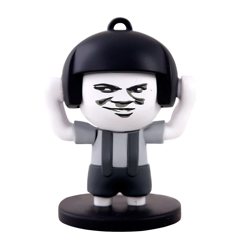 

Tricks Toy Mushroom Head Face Changing Toys 4 styles Face Replacement Funny Expression Trend Anti-stress Key Chain