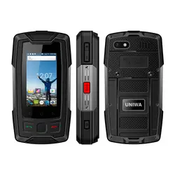 UNIWA M22 2,45 дюймов NFC in-cell WCDMA мобильный телефон 2 Гб ОЗУ + 16 Гб ПЗУ Android 6,0 IP68 Водонепроницаемый двойной Nano SIM карта A-GPS/BDS