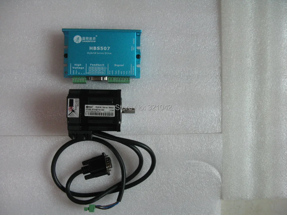 Набор сервоприводов Leadshine HBS507 + 573HBM10 1000 (обновленная версия 573S09 EC 1000) 3 фазы|shipping