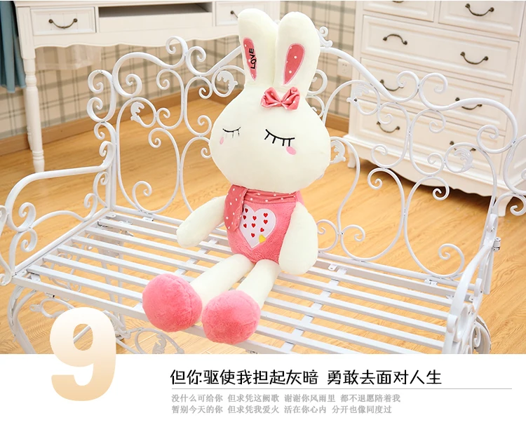80-150 см 4 стиля Любовь Большой Кролик плюшевая игрушка кролик с шарфом заяц игрушка подарок на день рождения кролик кукла хорошее качество подарок для девочки