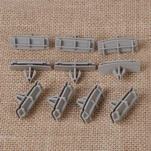 CITALL 20Pcs Gray Fender Flare Moulding Clips For Jeep Liberty Wrangler 55157055AA 2005 2006 2007 2008 2009 2010 2011 2012+
