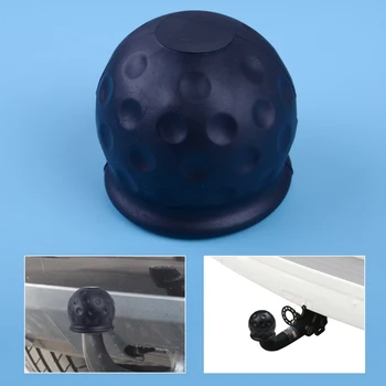 

beler Car Rubber Black Tow 50mm Ball Towball Protector Cover Cap Hitch Caravan Trailer