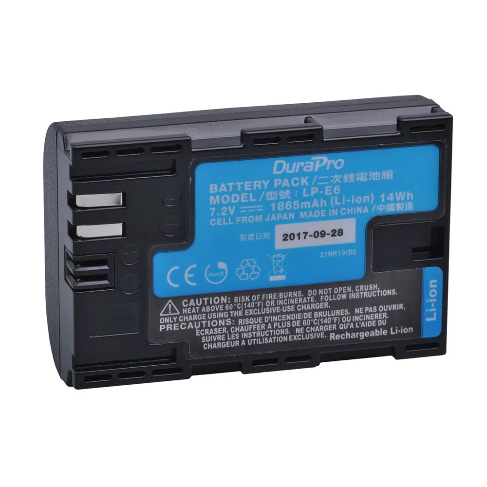 Online Hohe Qualität 7,2 v LP E6 LP E6N LP E6 Li ionen akku Made Mit Japan Zellen Für Canon EOS 5D Mark II III 7D 60D 6D