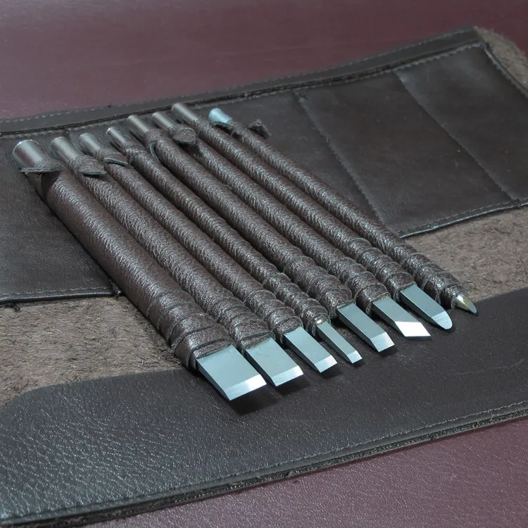 8 Pcs tungsten steel Stone Carving hand Tool set, stone carving knivesin Chisel from Tools on