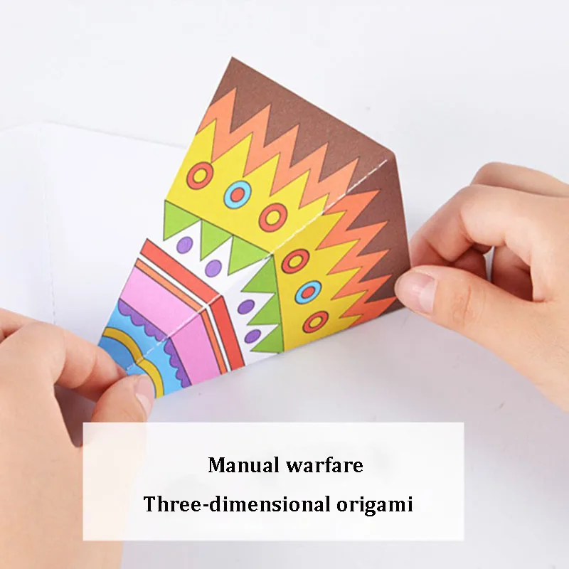 Детские DIY Забавные 3D оригами бумажные режущие картины для детей в разных возрастных групп забавные развивающие игрушки