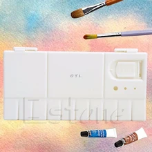 25 сетки Grand Peinture Art Plateau Artiste Huile Aquarelle палитра plastique