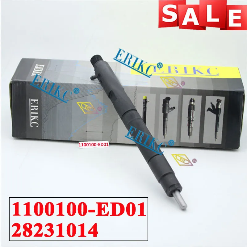 ERIKC 1100100ED01 инжектор 1100100-ED01 Авто дизельное топливо CR Впрыска Common Rail 28231014 для Delphi Серии Евро 5 инжектор