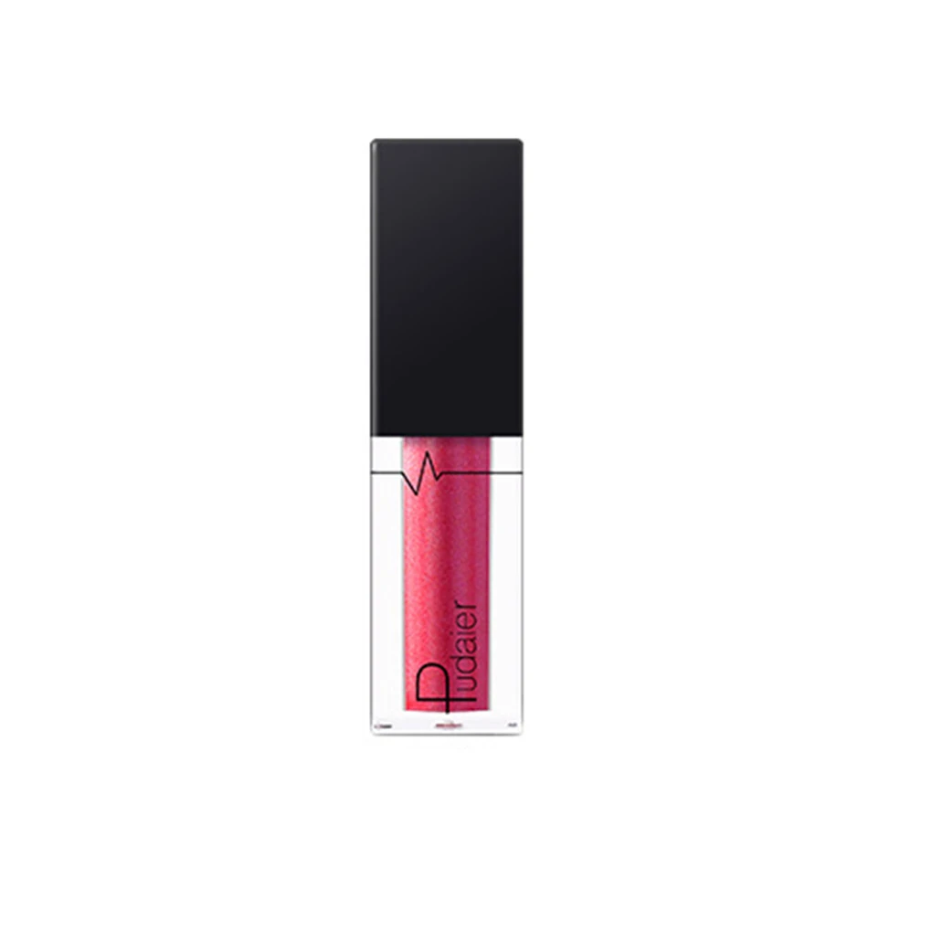Women Girls Pearly Metallic Lip Gloss Pigment Paint Lip Stick Moisturizer Balm Makeup Cosmetics Longwear