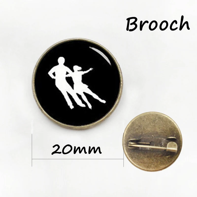 Classic Collection ice hockey brooches pins Antique bronze plated Skating sports silhouette men women badge jewelry