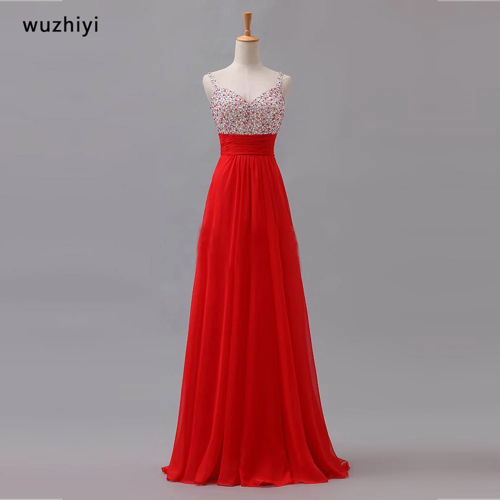 Женское платье на тонких бретельках wuzhiyi модель 2018 года | Свадьбы и торжества