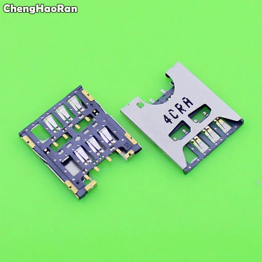 

ChengHaoRan 2X Sim Card Reader Tray Socket Slot Holder For HTC Desire 510 D510w For Acer S1 S510 For Sony Xperia E3 D2202 D2206