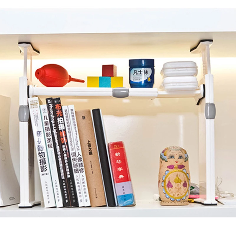 

43.5cm/53.5cm Adjustable Drawer Storage Clapboard Partition Divider Cabinet Grid Storage Box Organizer Home Office Living Room