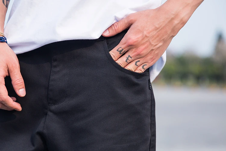 DUYOU 2019 мужские джоггеры камуфляжные боковые карманы Свободные стильные мужские спортивные брюки Модные уличные Повседневные Брюки