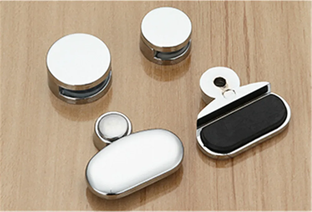 Рекламная пластина стеклянный зажим фиксированный для зеркала фитинг в ванной