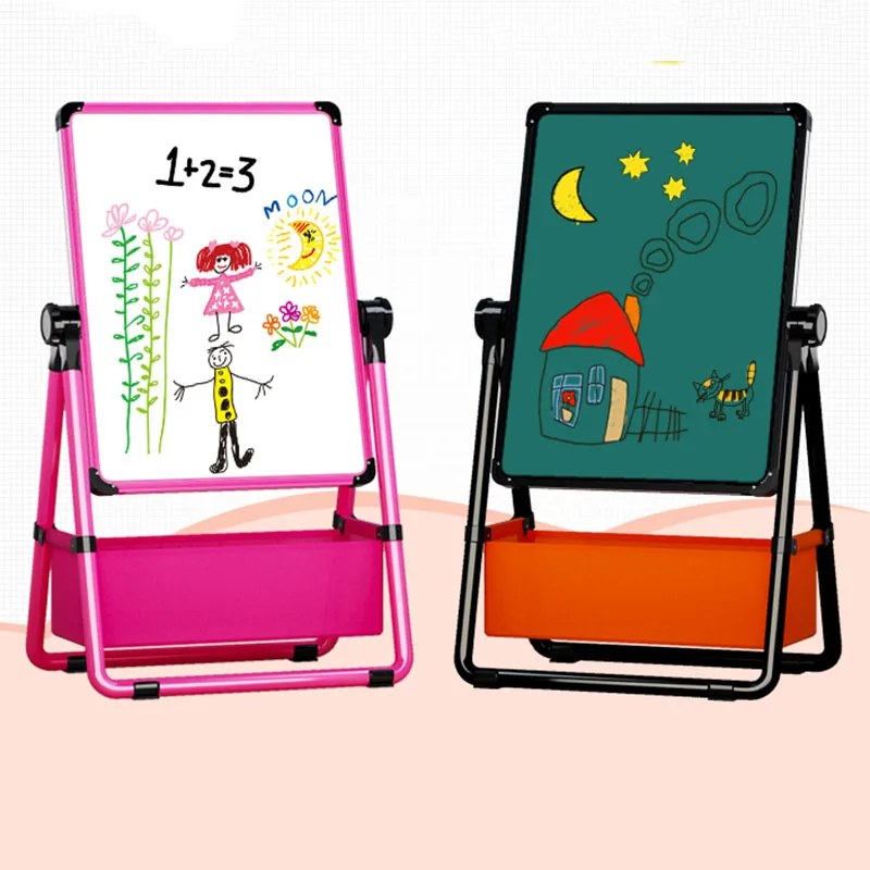  Children's drawing board bracket small blackboard household magnetic paiting board hpme teaching bo - 33023341880