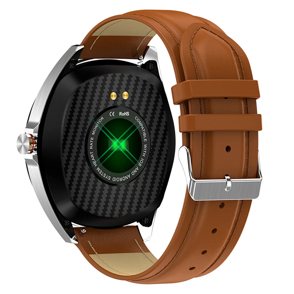 K7 Смарт наручные часы с Bluetooth 1,3 дюймов полный круглый экран дисплей пульсометр кровяного давления IP68 Водонепроницаемые умные часы