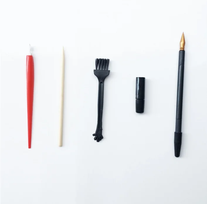 5pcs tool Decorative painting scratch Scraping painting 5pcs tool - Цвет: 5pcs tool
