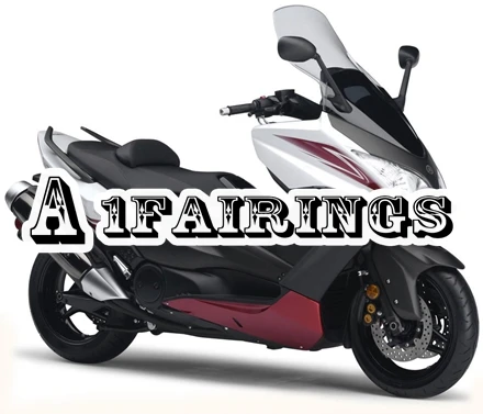 Sportbike Обтекатели для Yamaha T-MAX XP500 год 2008 2009 2010 2011 ABS Пластик инъекций мотоцикл кузовов красный, черный и белый комплект