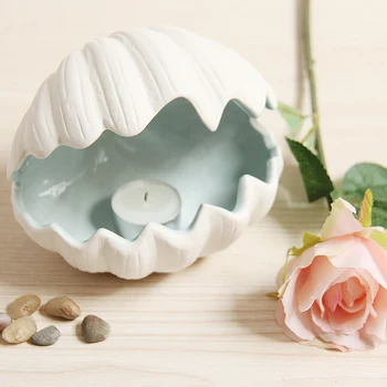

Home Decor Eoupean Ceramic Vase Figutines Delicate Candle Holder Decorative Fruit Candy Jar Creative Gift 1 Piece Free Shipping