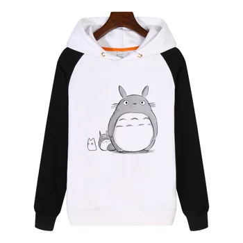

FOR My Neighbor Totoro Creatures Friends And Spirits Japanese Anime Hoodies men women Sweatshirt Streetwear Hoodie AN027 AN112