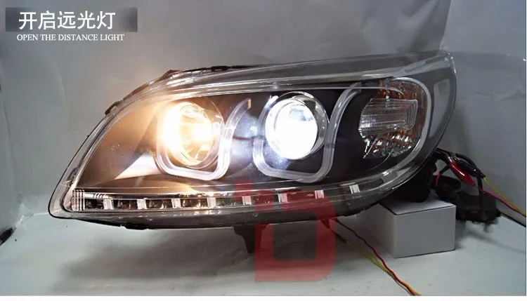 KOWELL автомобильный Стайлинг для Malibu светодиодный фары Angel Eye светодиодный DRL Объектив двойной луч H7 HID Xenon автомобильные аксессуары