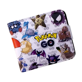 

Anime/Mobile Game Pocket Monster PU Short Button Wallet/Purse with A Solid Anime Mark