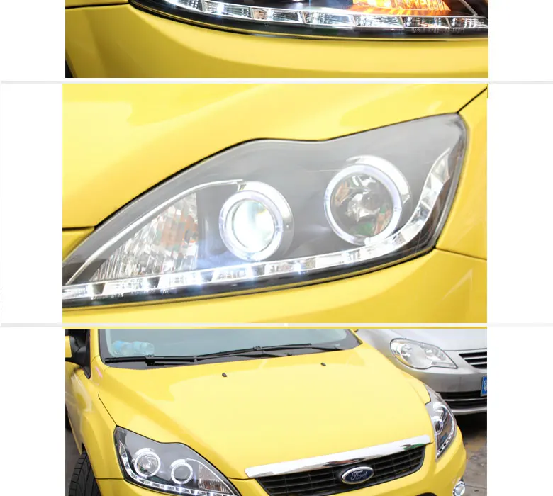 DY_L Автомобиль Стайлинг фара для Ford Focus 2009-2011 светодиодный фары DRL H7/D2H HID Xenon Биксеноновые линзы