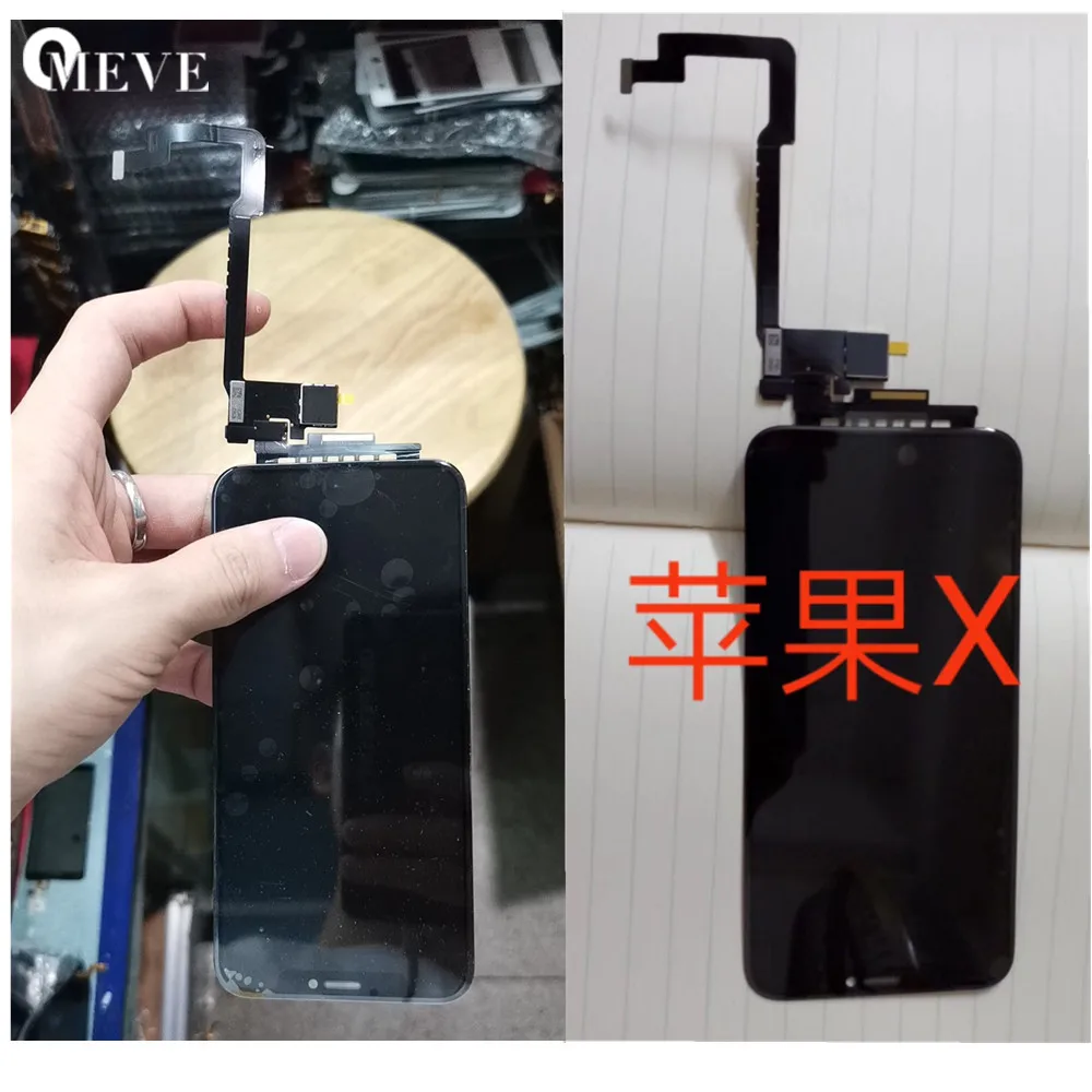 

10PCS/LOT For iPhone X 10 Front Touch Screen Glass Touch Panel Digitizer (NO LCD Display) Front Outer Glass Lens Replacement