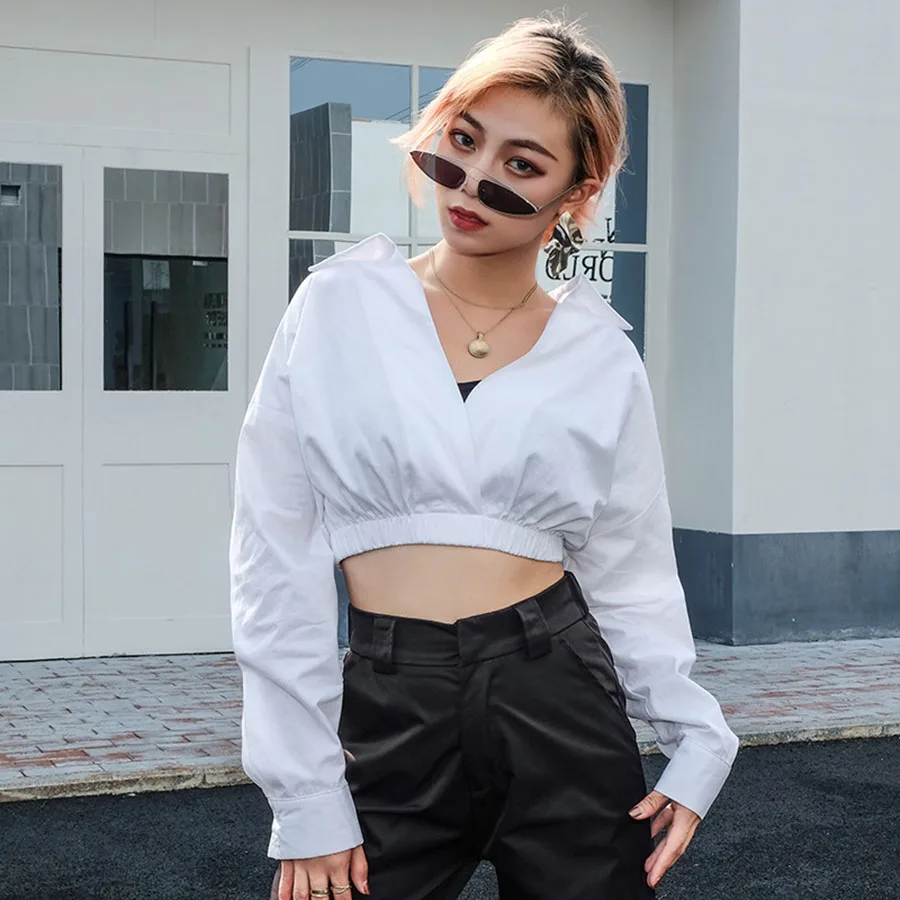 Укороченный топ с капюшоном blusa moleton укороченная одежда Ариана Гранде poleron mujer con