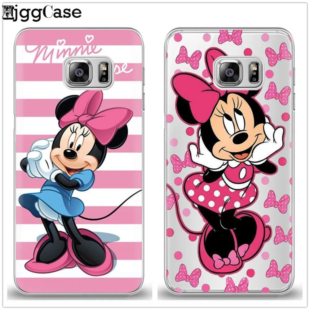 

mickey Minnie mouse Phone Case For Coque Samsung Galaxy S6 S7 Edge S8 S9 plus J3 J4 J5 J6 J7 A3 A5 A6 A7 2016 2017 A8 plus 2018