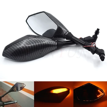 

Motorcycle LED Turn Lights Side Mirrors Turn Signal Indicator Rearview Mirror For Suzuki DL1000/V-STROM GSX650F GSF650 TL1000R