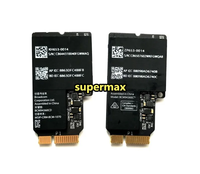 Двухчастотная сетевая плата Broadcom BCM94360CD 802.11ac mini PCI-E wi-fi/WLAN Bluetooth 4,0 карта
