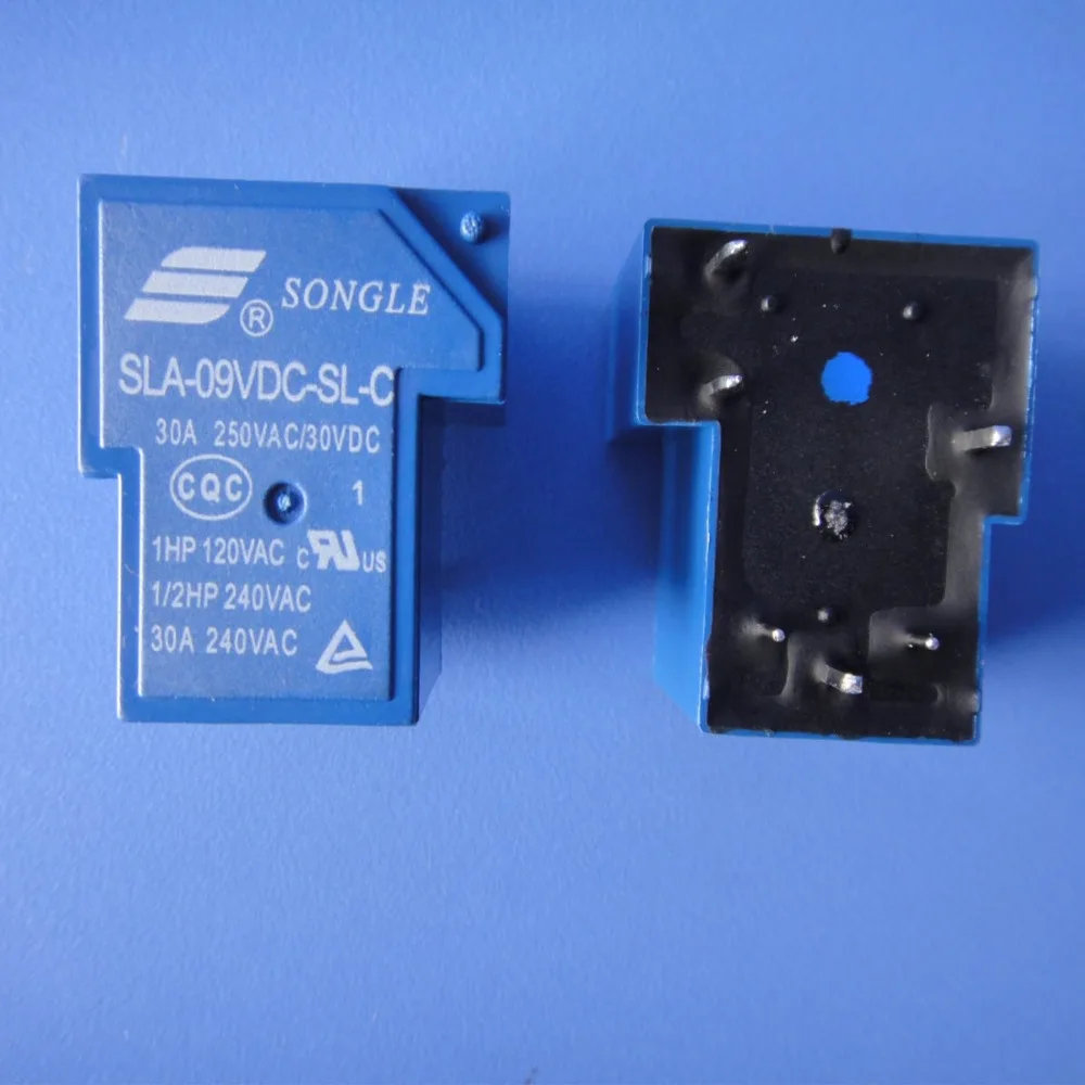 Партия(10 шт./лот) SONGLE SLA-09VDC-SL-C SLA-9VDC-SL-C 5 контактов 6 контактов 30A250VAC/30VDC 9VDC реле питания